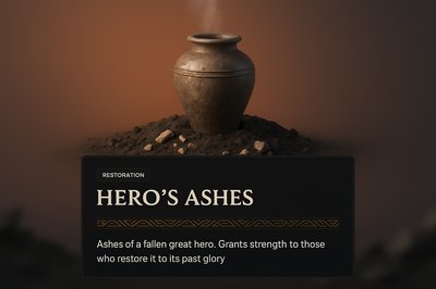Hero's Ashes: A Symbol of Strength and Restoration