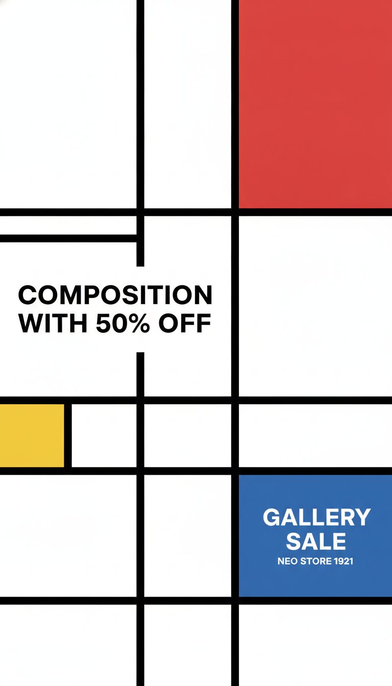 Geometric sale banner design