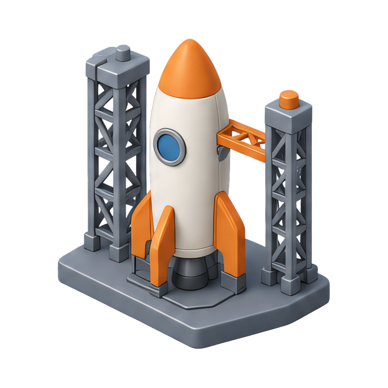 Rocket ready for launch
