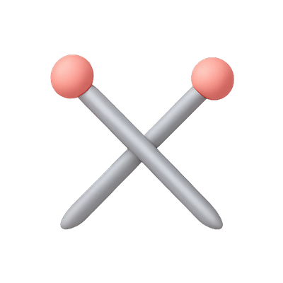 Crossed Matchsticks Emoji Icon