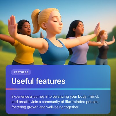 Group of Multiethnic Women Practicing Yoga Outdoors