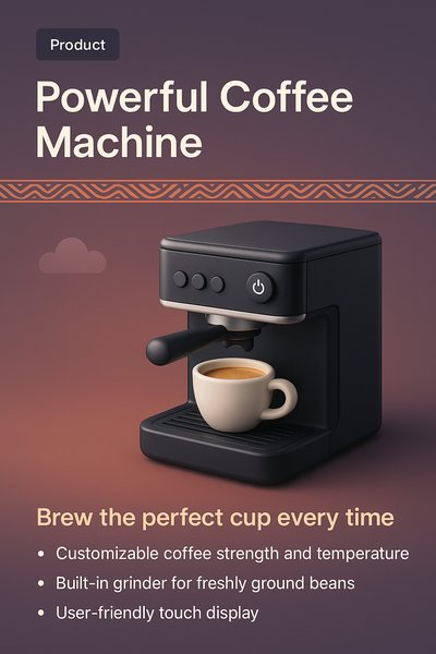 Powerful Coffee Machine for Perfect Brews