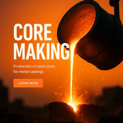 Core Making Process in Metal Casting - Visual Guide