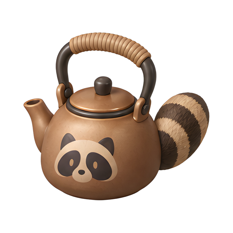 whimsical tea kettle design