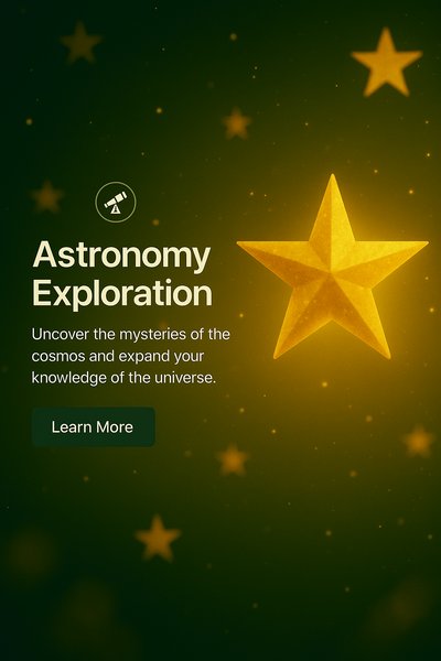 Astronomy Exploration Graphic for Educational Purposes