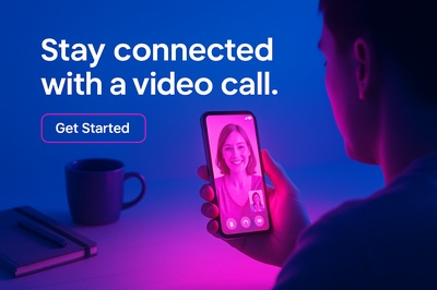 Engaging Neon Video Call Experience