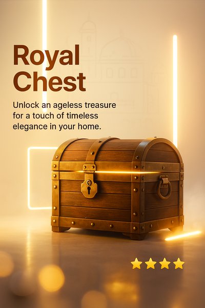 Elegant Neon Royal Chest Carousel Design for LinkedIn