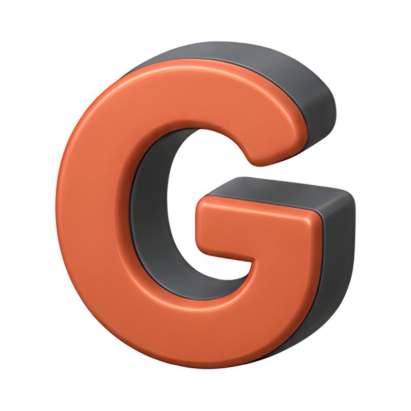 Stylish letter G design