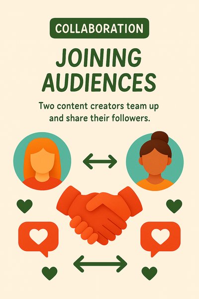 Illustrative Graphic on Audience Collaboration for Content Creators