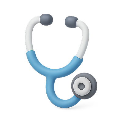 Stylized Medical Stethoscope Icon