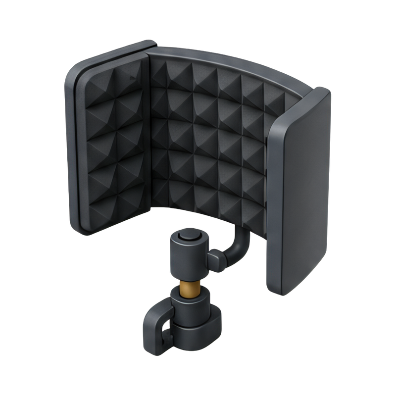 professional mic isolation shield