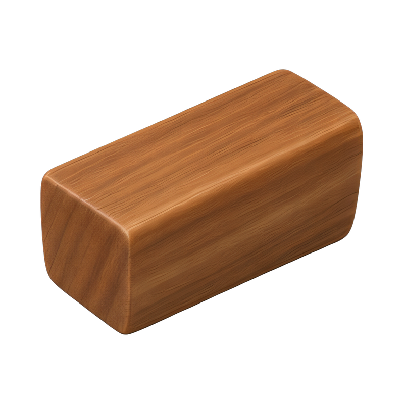sandalwood block on wooden table