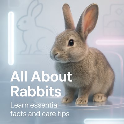 Informative Graphic About Rabbit Care and Facts