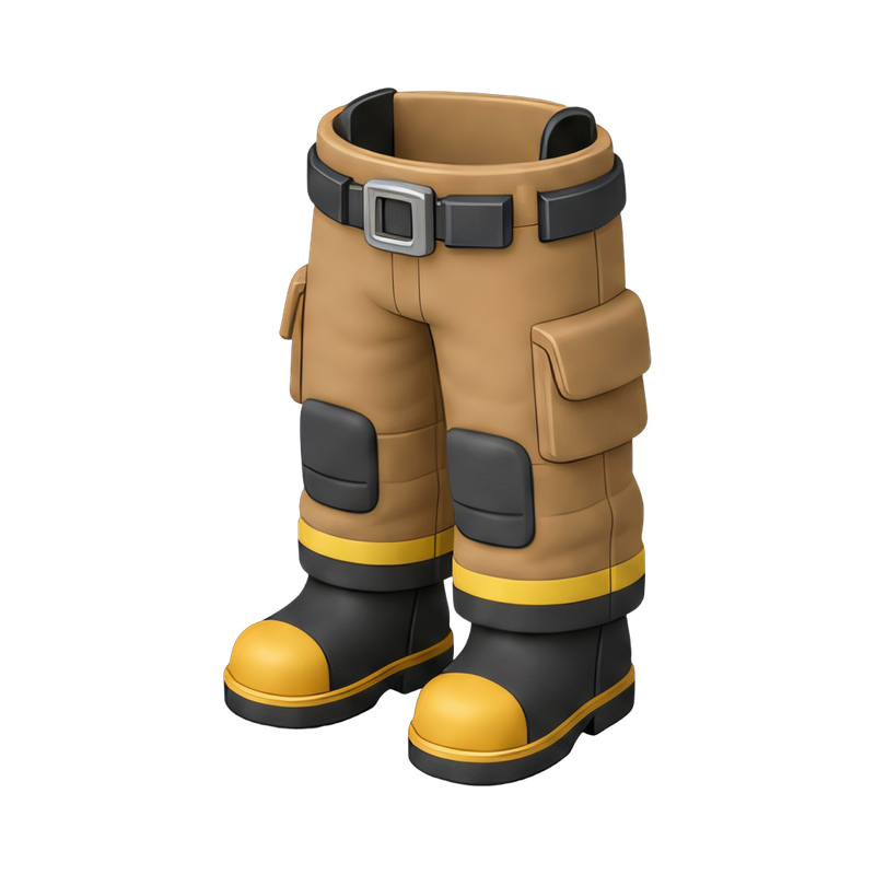 stylish bunker pants with boots
