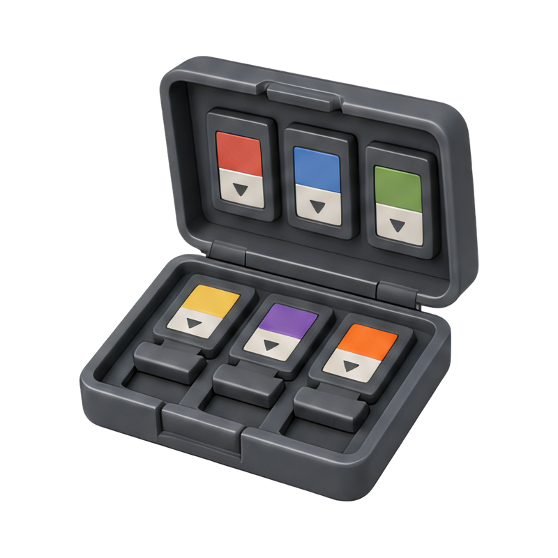Compact cartridge case holder