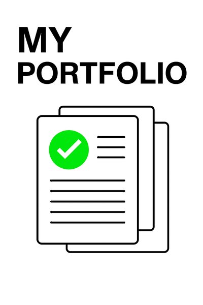 Simple Portfolio Showcase Graphic with Clean Design