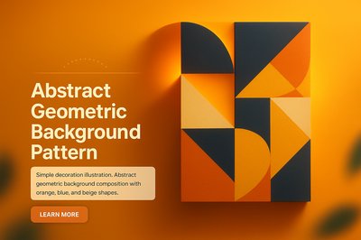 Abstract Geometric Background Pattern in Modern Design