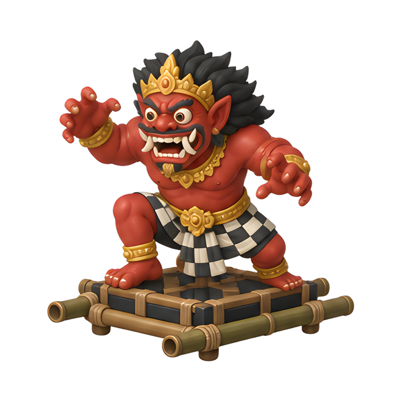 Balinese ogoh-ogoh demon effigy