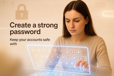 Digital Security Awareness Graphic Featuring Password Creation Tips