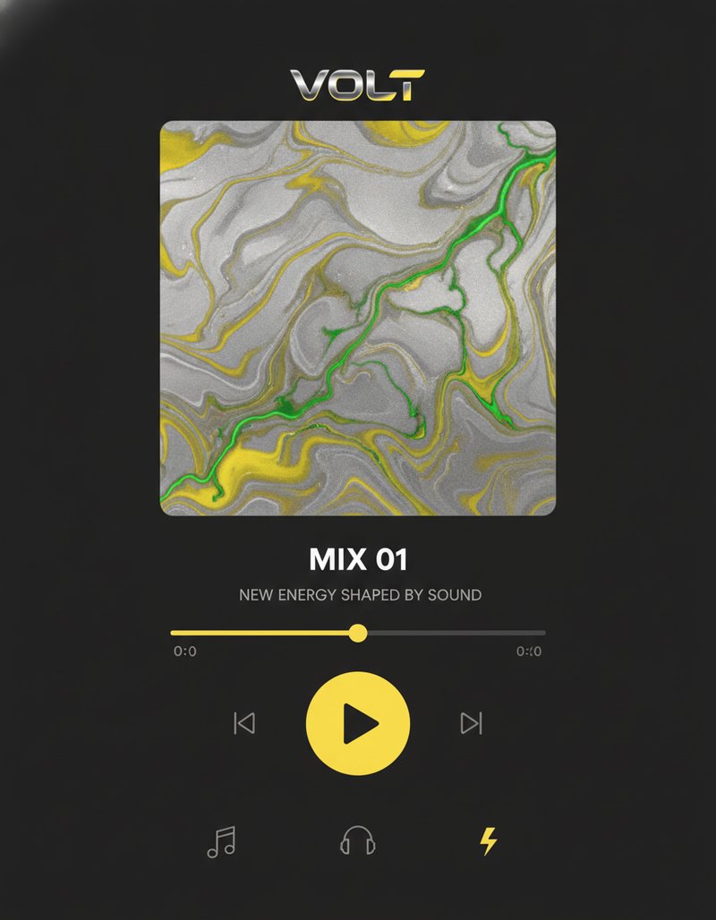 modern music player interface