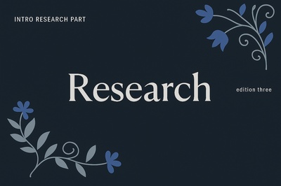 Elegant Corporate Theme for Research Presentation