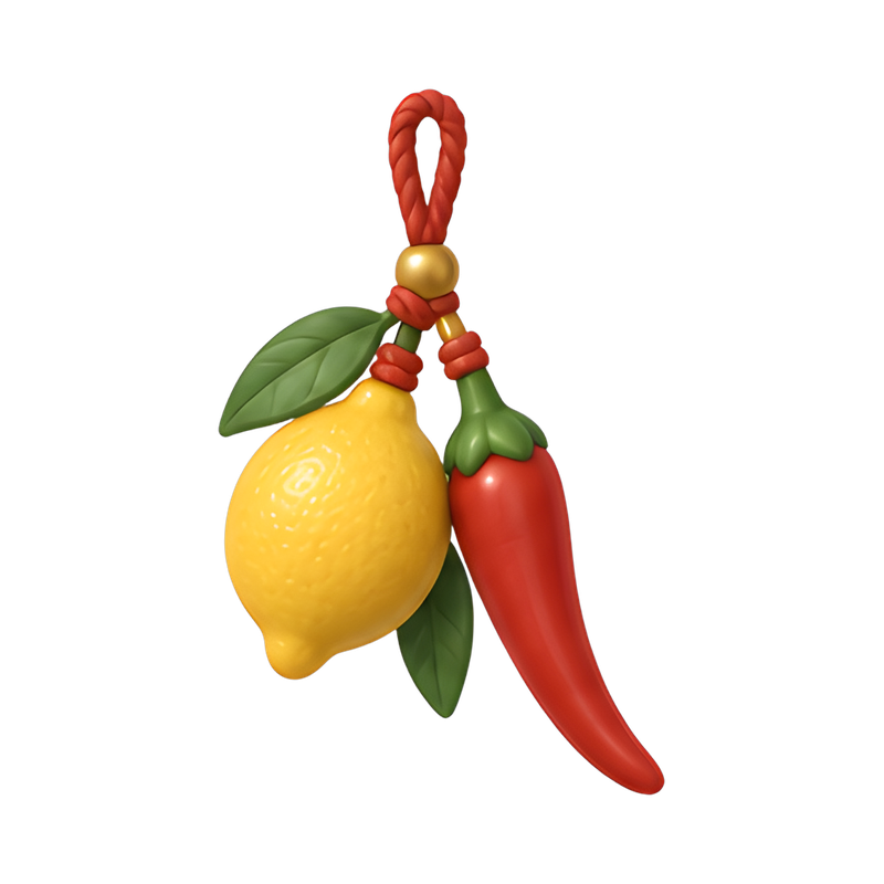 Lemon and chili protection string