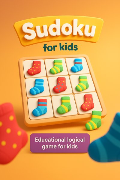 Colorful Educational Sudoku Game for Kids