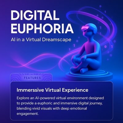 Digital Euphoria: AI in a Virtual Dreamscape