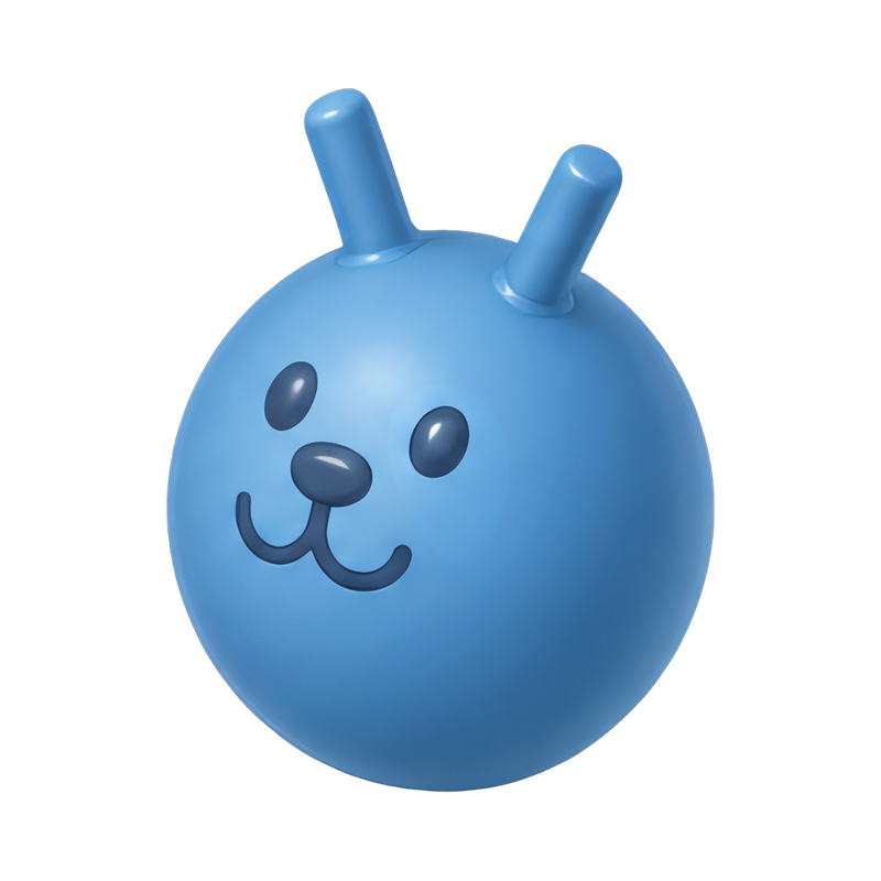 Colorful bouncy space hopper ball