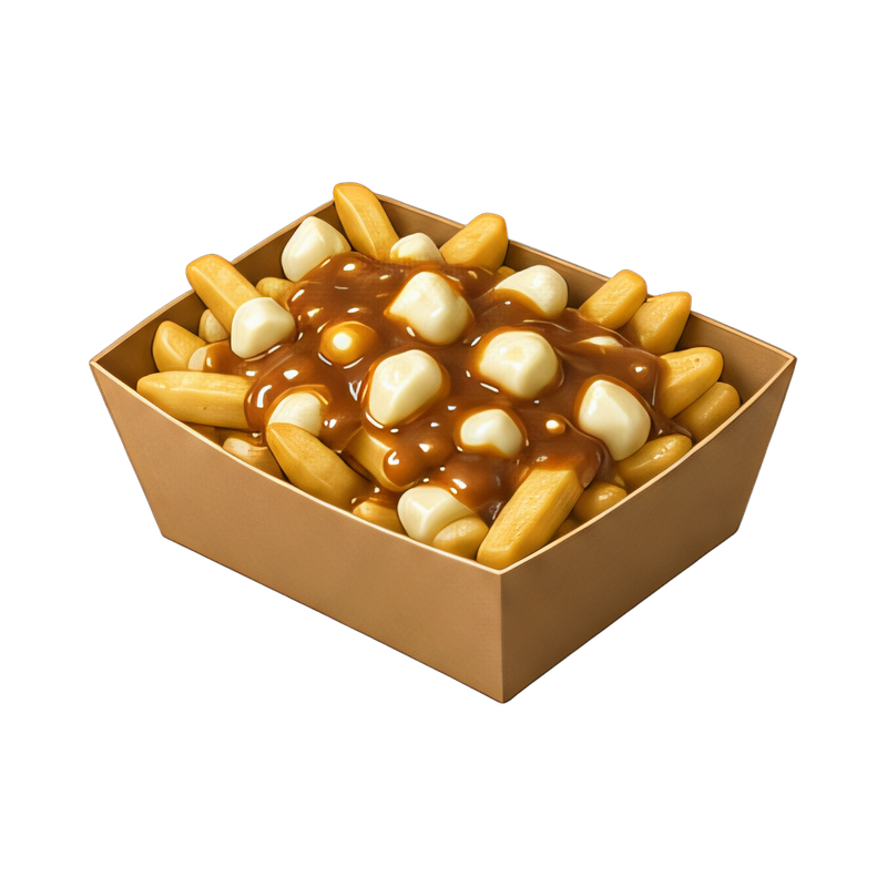delicious poutine served fresh