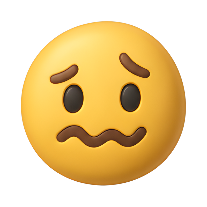 confused smiley face illustration