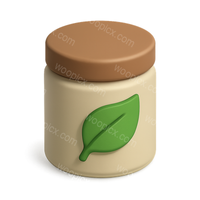 Stylish Leaf Design Container in 3D View
