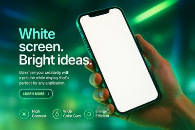 Dynamic Neon Landing Page Design for Modern Applications