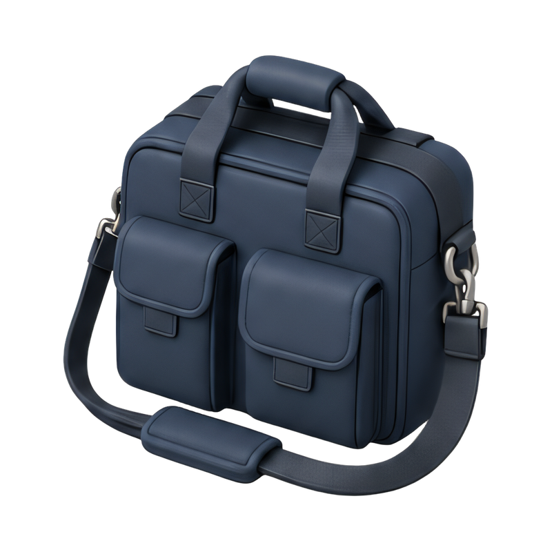 Versatile flight bag with pockets