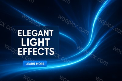 Stylish Graphic Featuring Elegant Light Effects in a Dark Background