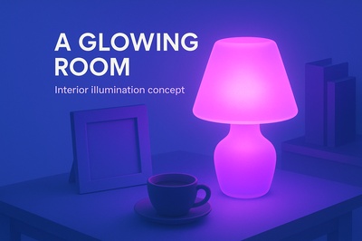 A Glowing Room: Interior Illumination Concept
