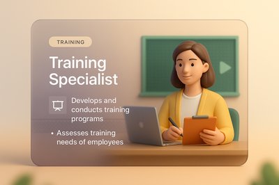 Bright and Engaging Web Page Design for Training Specialist