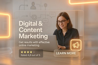 Promotional Graphic for Digital Marketing Services