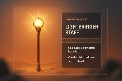 Illuminating Lightbringer Staff Design Concept
