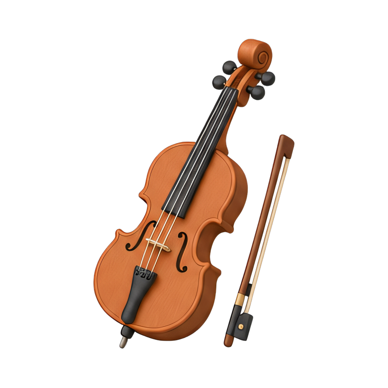 elegant cello with bow