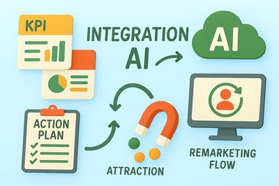 Visual Illustration of AI Integration in Marketing Strategies