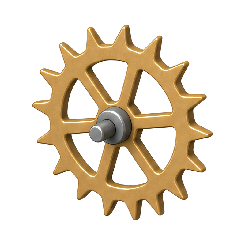 Detailed escape wheel design