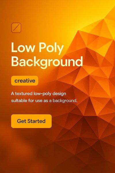 Textured Low-Poly Background Design for Creative Use