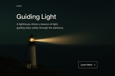 Lighthouse Illuminating the Dark Sea