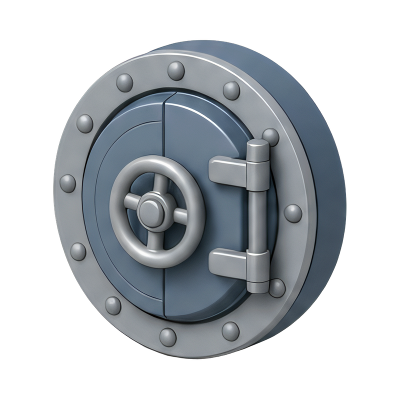 round data vault door