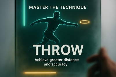 Neon Style Throw Technique Promotional Slide