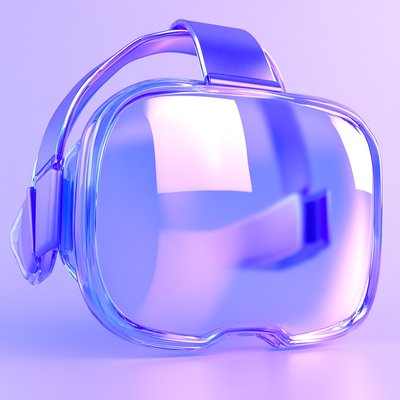 Futuristic Virtual Reality Headset Design