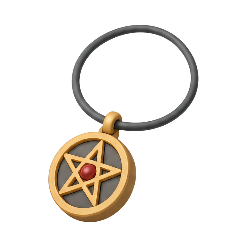 mystical pentacle necklace