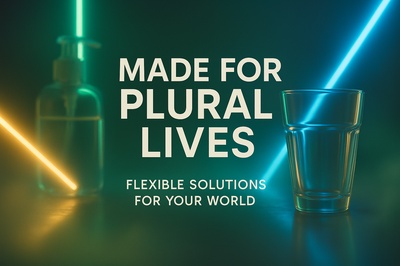 Neon Magic: Engaging Advertising Visual for Plural Lives
