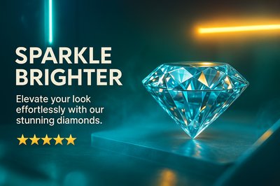 Sparkle Brighter: Elevate Your Look with Stunning Diamonds